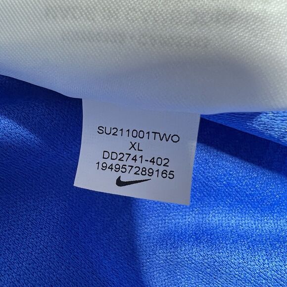 Nike Sleeveless Hoodie Boys Youth Size X-Large Mesh Blue White DD2741-402 - Picture 11 of 12